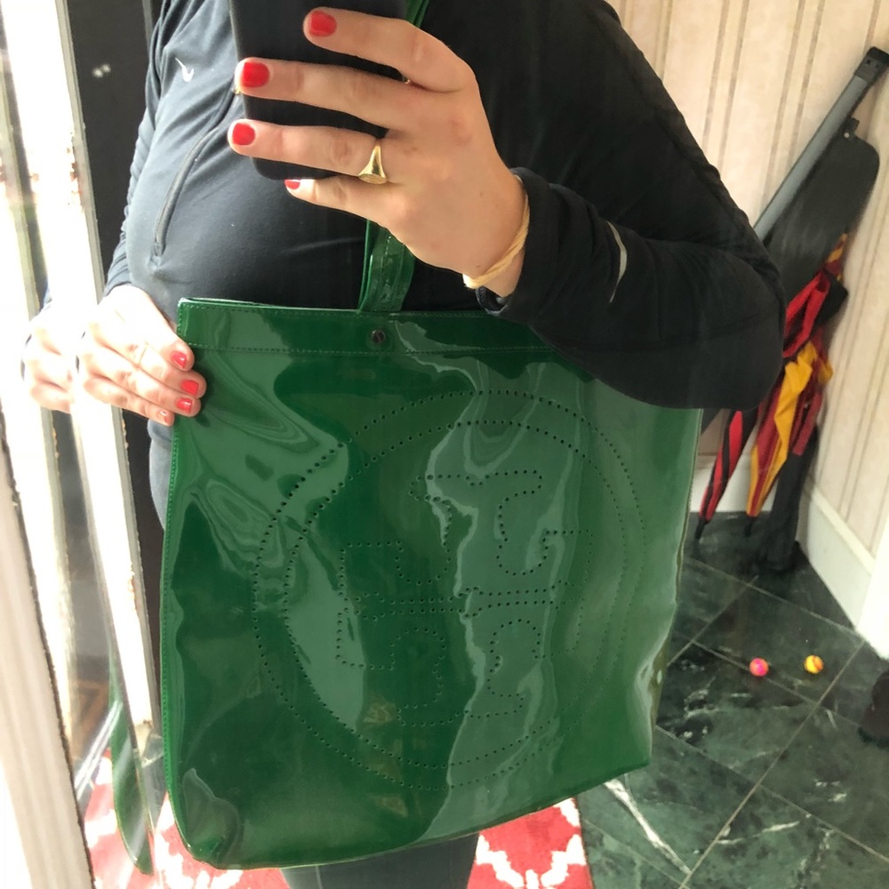 Kelly Green Tory Burch Tote